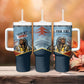 Personalized Tuskegee Airmen Tumbler With Handle Believe In Yourself Vintage WWII Military Aviation Art