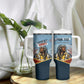 Personalized Tuskegee Airmen Tumbler With Handle Believe In Yourself Vintage WWII Military Aviation Art