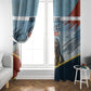 Personalized Tuskegee Airmen Window Curtain Believe In Yourself Vintage WWII Military Aviation Art