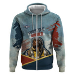 Personalized Tuskegee Airmen Zip Hoodie Believe In Yourself Vintage WWII Military Aviation Art