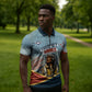 Personalized Tuskegee Airmen Zipper Polo Shirt Believe In Yourself Vintage WWII Military Aviation Art