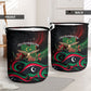 Libya Revolution Day Laundry Basket Flying Eagle Libyan Coat Of Arms Map - Land Of Resilience And Pride