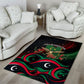 Libya Revolution Day Area Rug Flying Eagle Libyan Coat Of Arms Map - Land Of Resilience And Pride