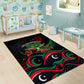 Libya Revolution Day Area Rug Flying Eagle Libyan Coat Of Arms Map - Land Of Resilience And Pride