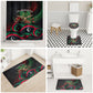 Libya Revolution Day Bathroom Set Flying Eagle Libyan Coat Of Arms Map - Land Of Resilience And Pride