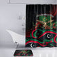 Libya Revolution Day Bathroom Set Flying Eagle Libyan Coat Of Arms Map - Land Of Resilience And Pride