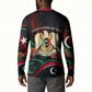 Libya Revolution Day Button Sweatshirt Flying Eagle Libyan Coat Of Arms Map - Land Of Resilience And Pride