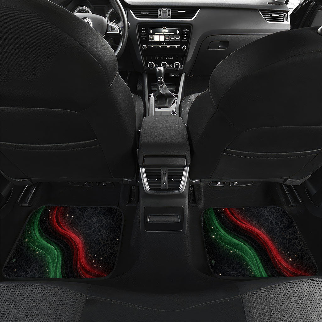 Libya Revolution Day Car Mats Flying Eagle Libyan Coat Of Arms Map - Land Of Resilience And Pride