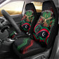 Libya Revolution Day Car Seat Cover Flying Eagle Libyan Coat Of Arms Map - Land Of Resilience And Pride