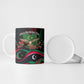 Libya Revolution Day Ceramic Mug Flying Eagle Libyan Coat Of Arms Map - Land Of Resilience And Pride