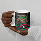 Libya Revolution Day Ceramic Mug Flying Eagle Libyan Coat Of Arms Map - Land Of Resilience And Pride