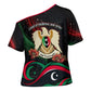 Libya Revolution Day Cross Shoulder Shirt Flying Eagle Libyan Coat Of Arms Map - Land Of Resilience And Pride