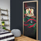 Libya Revolution Day Door Cover Flying Eagle Libyan Coat Of Arms Map - Land Of Resilience And Pride