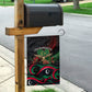 Libya Revolution Day Garden Flag Flying Eagle Libyan Coat Of Arms Map - Land Of Resilience And Pride