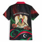 Libya Revolution Day Hawaiian Shirt Flying Eagle Libyan Coat Of Arms Map - Land Of Resilience And Pride