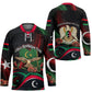 Libya Revolution Day Hockey Jersey Flying Eagle Libyan Coat Of Arms Map - Land Of Resilience And Pride