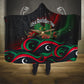 Libya Revolution Day Hooded Blanket Flying Eagle Libyan Coat Of Arms Map - Land Of Resilience And Pride