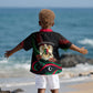 Libya Revolution Day Kid Hawaiian Shirt Flying Eagle Libyan Coat Of Arms Map - Land Of Resilience And Pride