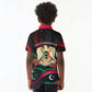 Libya Revolution Day Kid Polo Shirt Flying Eagle Libyan Coat Of Arms Map - Land Of Resilience And Pride