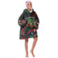 Libya Revolution Day Kid Wearable Blanket Hoodie Flying Eagle Libyan Coat Of Arms Map - Land Of Resilience And Pride
