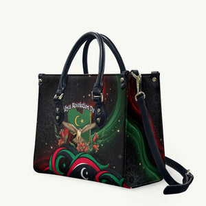 Libya Revolution Day Leather Bag Flying Eagle Libyan Coat Of Arms Map - Land Of Resilience And Pride