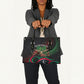 Libya Revolution Day Leather Bag Flying Eagle Libyan Coat Of Arms Map - Land Of Resilience And Pride