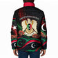 Libya Revolution Day Padded Jacket Flying Eagle Libyan Coat Of Arms Map - Land Of Resilience And Pride