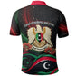 Libya Revolution Day Polo Shirt Flying Eagle Libyan Coat Of Arms Map - Land Of Resilience And Pride