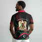 Libya Revolution Day Polo Shirt Flying Eagle Libyan Coat Of Arms Map - Land Of Resilience And Pride