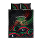 Libya Revolution Day Quilt Bed Set Flying Eagle Libyan Coat Of Arms Map - Land Of Resilience And Pride