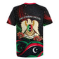 Libya Revolution Day Rugby Jersey Flying Eagle Libyan Coat Of Arms Map - Land Of Resilience And Pride