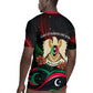 Libya Revolution Day Rugby Jersey Flying Eagle Libyan Coat Of Arms Map - Land Of Resilience And Pride