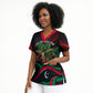Libya Revolution Day Scrub Top Flying Eagle Libyan Coat Of Arms Map - Land Of Resilience And Pride