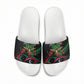 Libya Revolution Day Slide Sandals Flying Eagle Libyan Coat Of Arms Map - Land Of Resilience And Pride