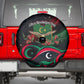 Libya Revolution Day Spare Tire Cover Flying Eagle Libyan Coat Of Arms Map - Land Of Resilience And Pride