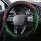 Libya Revolution Day Steering Wheel Cover Flying Eagle Libyan Coat Of Arms Map - Land Of Resilience And Pride