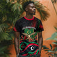 Libya Revolution Day T shirt Flying Eagle Libyan Coat Of Arms Map - Land Of Resilience And Pride