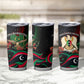 Libya Revolution Day Tumbler Cup Flying Eagle Libyan Coat Of Arms Map - Land Of Resilience And Pride
