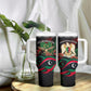 Libya Revolution Day Tumbler With Handle Flying Eagle Libyan Coat Of Arms Map - Land Of Resilience And Pride