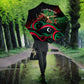 Libya Revolution Day Umbrella Flying Eagle Libyan Coat Of Arms Map - Land Of Resilience And Pride