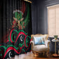 Libya Revolution Day Window Curtain Flying Eagle Libyan Coat Of Arms Map - Land Of Resilience And Pride