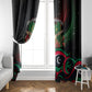 Libya Revolution Day Window Curtain Flying Eagle Libyan Coat Of Arms Map - Land Of Resilience And Pride