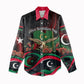 Libya Revolution Day Women Casual Shirt Flying Eagle Libyan Coat Of Arms Map - Land Of Resilience And Pride