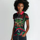 Libya Revolution Day Women Polo Shirt Flying Eagle Libyan Coat Of Arms Map - Land Of Resilience And Pride