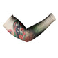 Libya Revolution Day Arm Sleeves Libyan National Pride Watercolor Flag Waves Floral