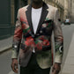 Libya Revolution Day Blazer Libyan National Pride Watercolor Flag Waves Floral