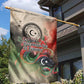 Libya Revolution Day Garden Flag Libyan National Pride Watercolor Flag Waves Floral