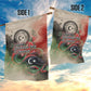 Libya Revolution Day Garden Flag Libyan National Pride Watercolor Flag Waves Floral