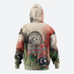 Libya Revolution Day Hoodie Libyan National Pride Watercolor Flag Waves Floral