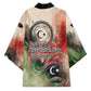 Libya Revolution Day Kimono Libyan National Pride Watercolor Flag Waves Floral